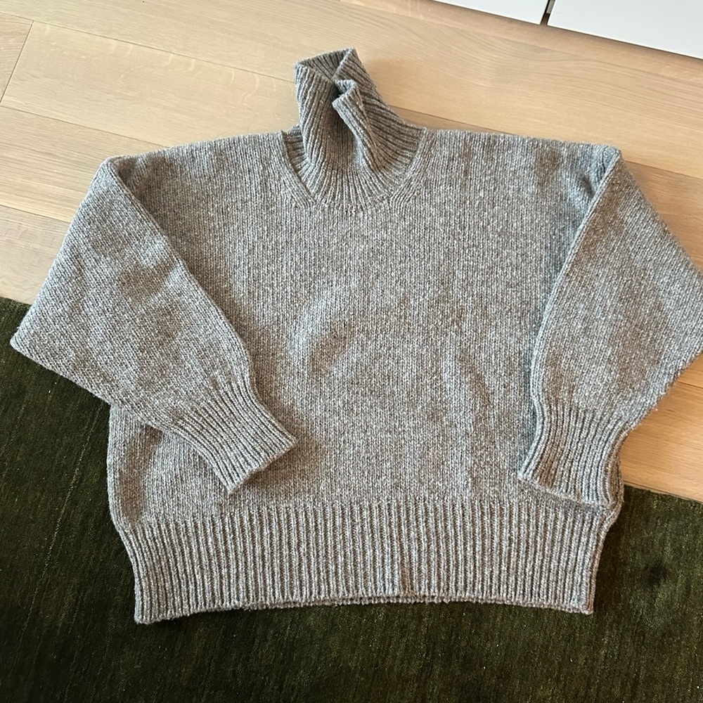 Babaa no17 jumper turtleneck sweater - dark mist